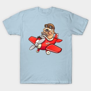 Pilot Pug T-Shirt